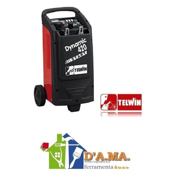 CARICABATTERIE PROFESSIONALE 12/24v DYNAMIC START 420 TELWIN