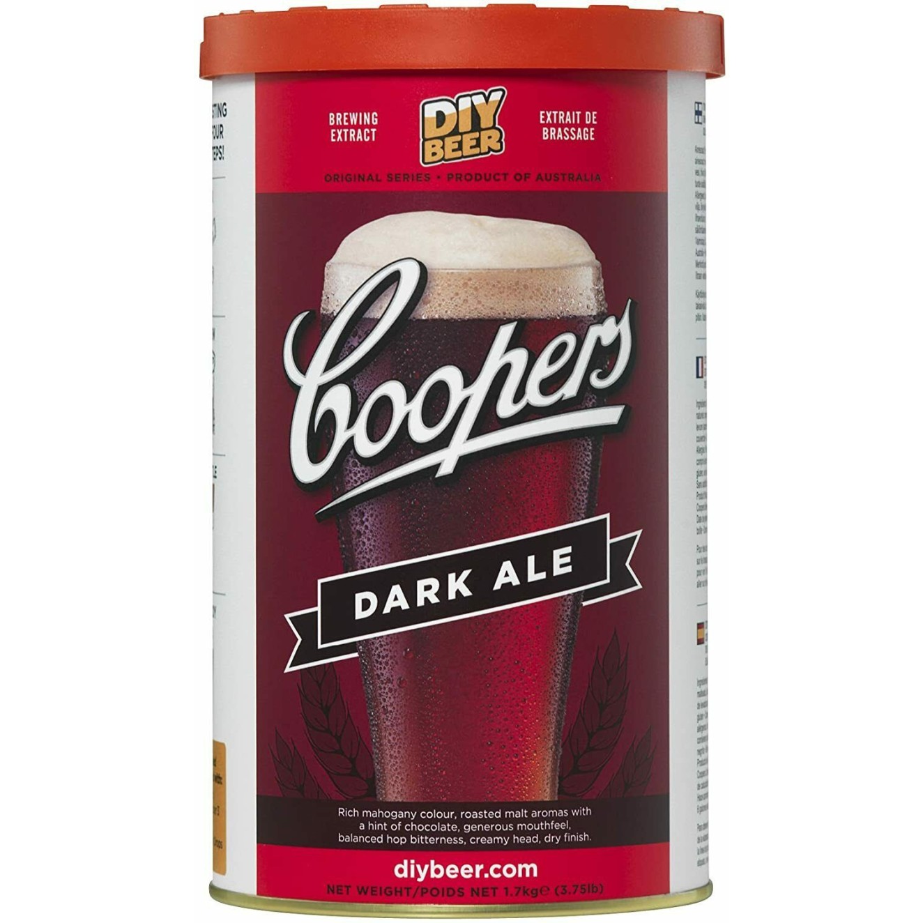 Malto Dark Ale' Per Birra Coopers 1.7kg per 23lt