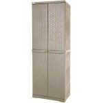 Trioplast Armadio da Esterno Tortora cm 65x45x180H Tutto PIANI