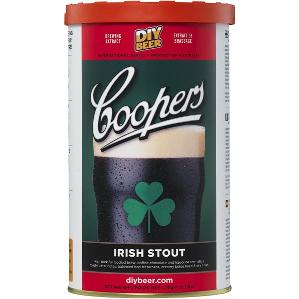 MALTO IRISH STOUT PER BIRRA COOPERS 1.7kg PER 23LT