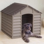 CUCCIA PER CANI IN PVC/RESINA CM 72x71,5x68H MARRONE MEDIA