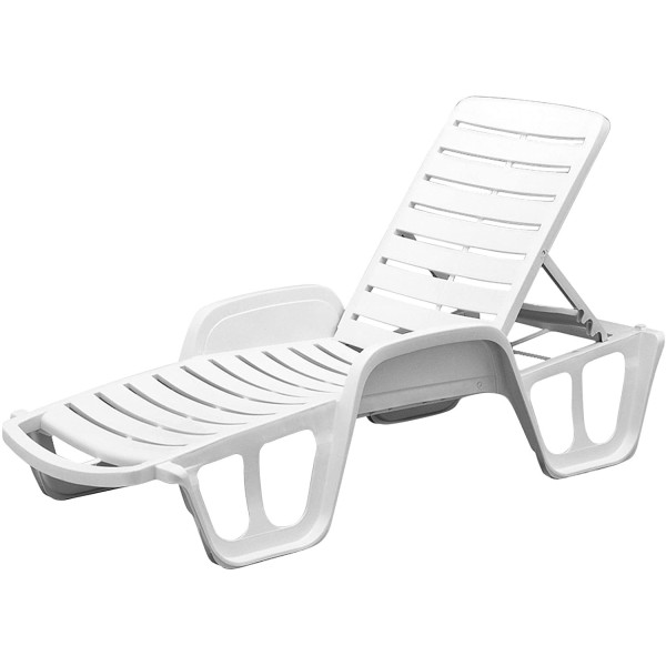 LETTINO RATTAN IMPILABILE BIANCO
