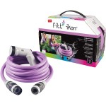 FITT IKON 15m Tubo Irrigazione Giardino Estensibile LAVANDA, Doccia Barca