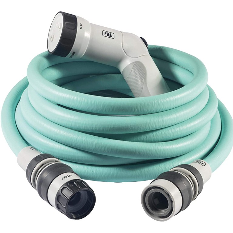 FITT IKON 15m Tubo Irrigazione Giardino Estensibile ACQUAMARINE