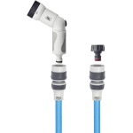 FITT IKON 15m Tubo Irrigazione Giardino Estensibile Blu, Doccia Barca