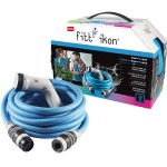 FITT IKON 15m Tubo Irrigazione Giardino Estensibile Blu, Doccia Barca