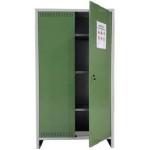 ARMADIO DEPOSITO FITOFARMACI 2 ANTE 100x40x179,5H - immagine 3