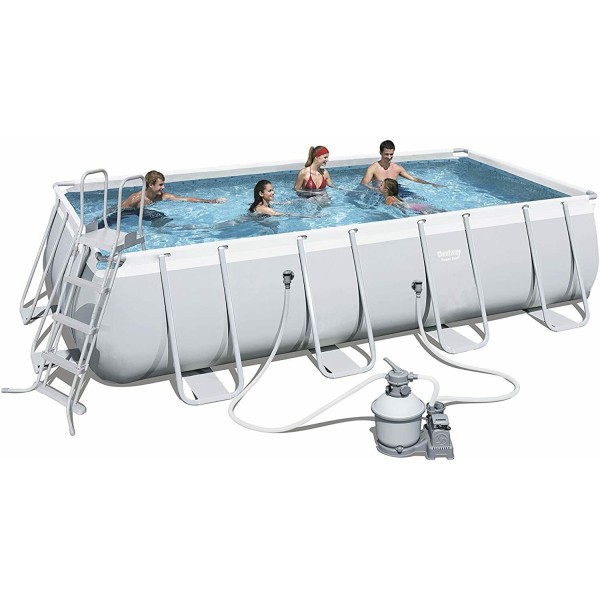Piscina fuori terra rettangolare BESTWAY 549X274X122cm pompa a sabbia