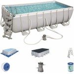 Piscina fuori terra rettangolare BESTWAY 404x201x100h cm