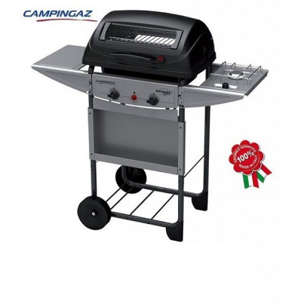 BARBECUE A PIETRA LAVICA E FORNELLO LATERALE CAMPINGAZ EXPERT 2 DELUXE