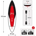 Canoa Intex Canotto Explorer K2 con Remi