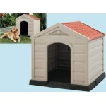 CUCCIA PER CANI IN RESINA 90X92X89H BEIGE TAGLIA LARGE