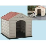 CUCCIA PER CANI IN RESINA 61X68X58H BEIGE TAGLIA MEDIUM