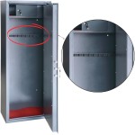 Armadio Portafucili 10 Posti Fuciliera Blindato In Acciaio Con Cassetto Utilia