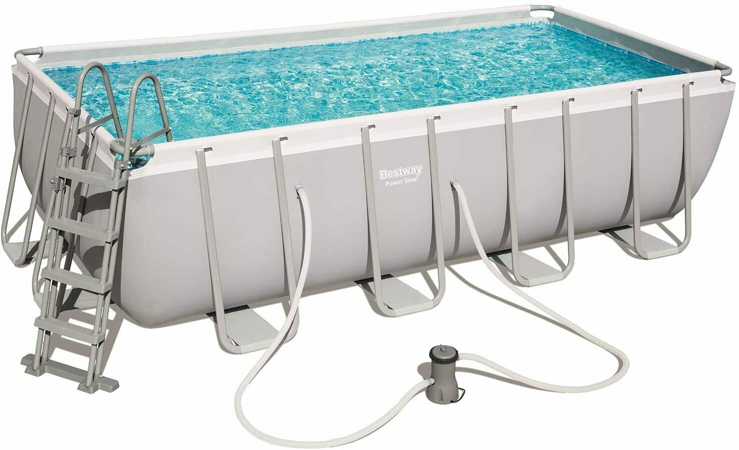 Piscina fuori terra rettangolare BESTWAY 412x201x122cm Piscina fuori terra rettangolare BESTWAY 412x201x122cm