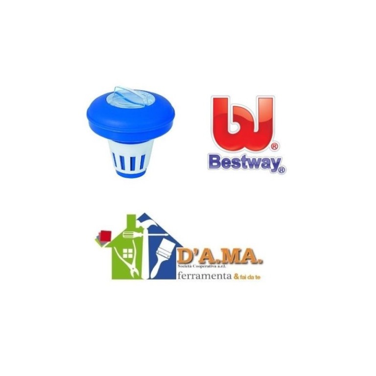 DISPENSER SKIMMER PASTIGLIE GALLEGGIANTE CLORO PER PISCINA BESTWAY