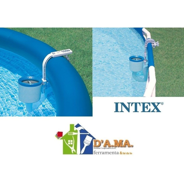 SKIMMER SURFACE DELUXE A PARETE UNIVERSALE PER PULIZIA PISCINE INTEX