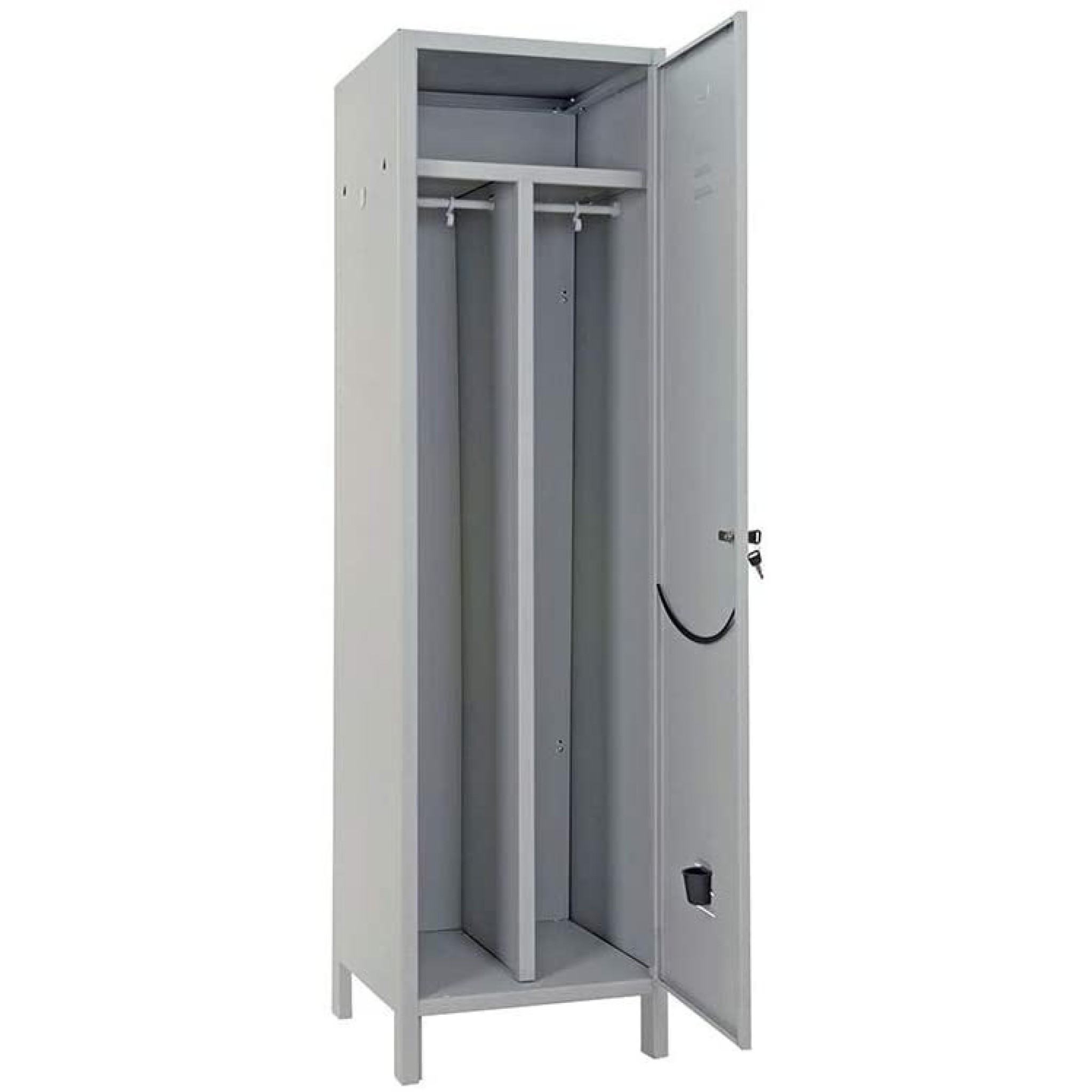 ARMADIO SPOGLIATOIO SPORCO/PULITO 1 POSTO - 1 ANTA in lamiera verniciata Prometal