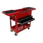 CARRELLO PORTA UTENSILI CON PIANO SCORREVOLE A 2 CASSETTI TC310