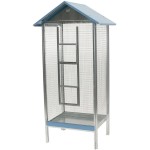 VOLIERA A CASETTA RETTANGOLARE A 1 PIANO CM. 65X50X160 H