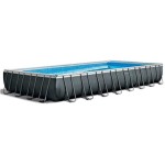Intex PISCINA RETTANGOLARE ULTRA XTR FRAME CON POMPA A SABBIA cm. 975x488x132 h