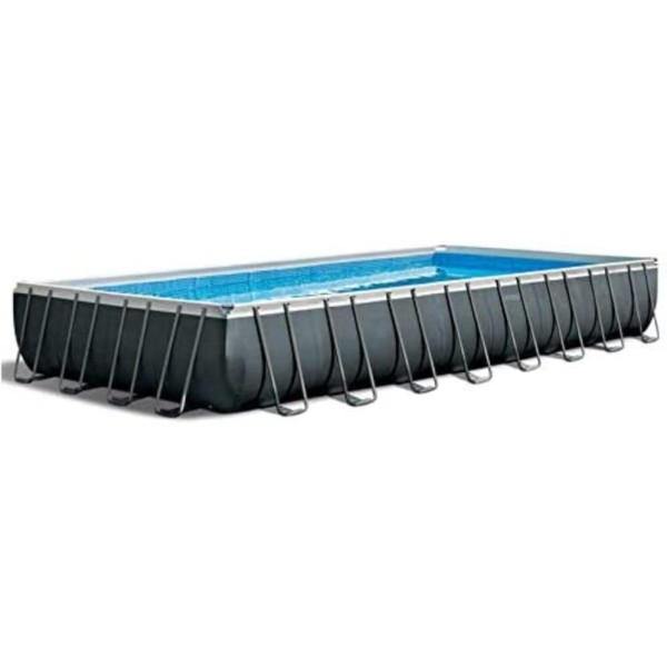 Intex PISCINA RETTANGOLARE ULTRA XTR FRAME CON POMPA A SABBIA cm. 975x488x132 h