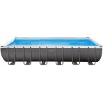 Intex PISCINA RETTANGOLARE ULTRA XTR FRAME CON POMPA A SABBIA cm. 732x366x132 h