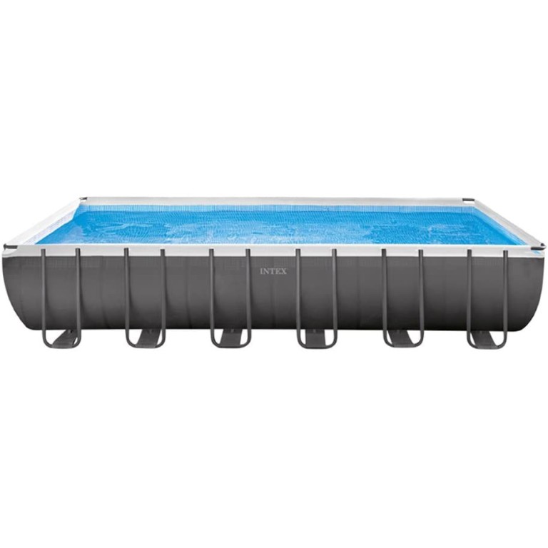 Intex PISCINA RETTANGOLARE ULTRA XTR FRAME CON POMPA A SABBIA cm. 732x366x132 h