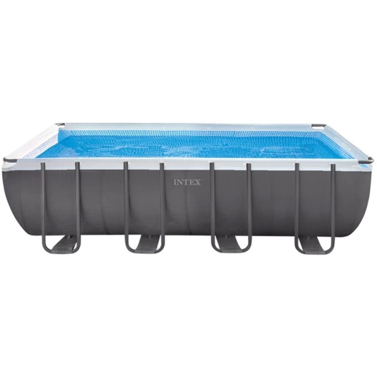 Intex PISCINA RETTANGOLARE ULTRA XTR FRAME CON POMPA A SABBIA cm. 549x274x132 h