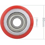 Ruota Rullo Transpallet con cuscinetti a sfera in Acciaio misura mm 80x60 (1pz)