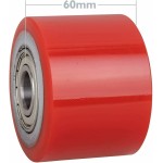Ruota Rullo Transpallet con cuscinetti a sfera in Acciaio misura mm 80x60 (1pz)