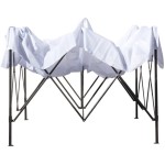 Tetto Copertura gazebo richiudibile 3x3mt ricambio tessuto impermeabile