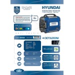 GENERATORE INVERTER SILENZIATO 2,2 HP HYUNDAI