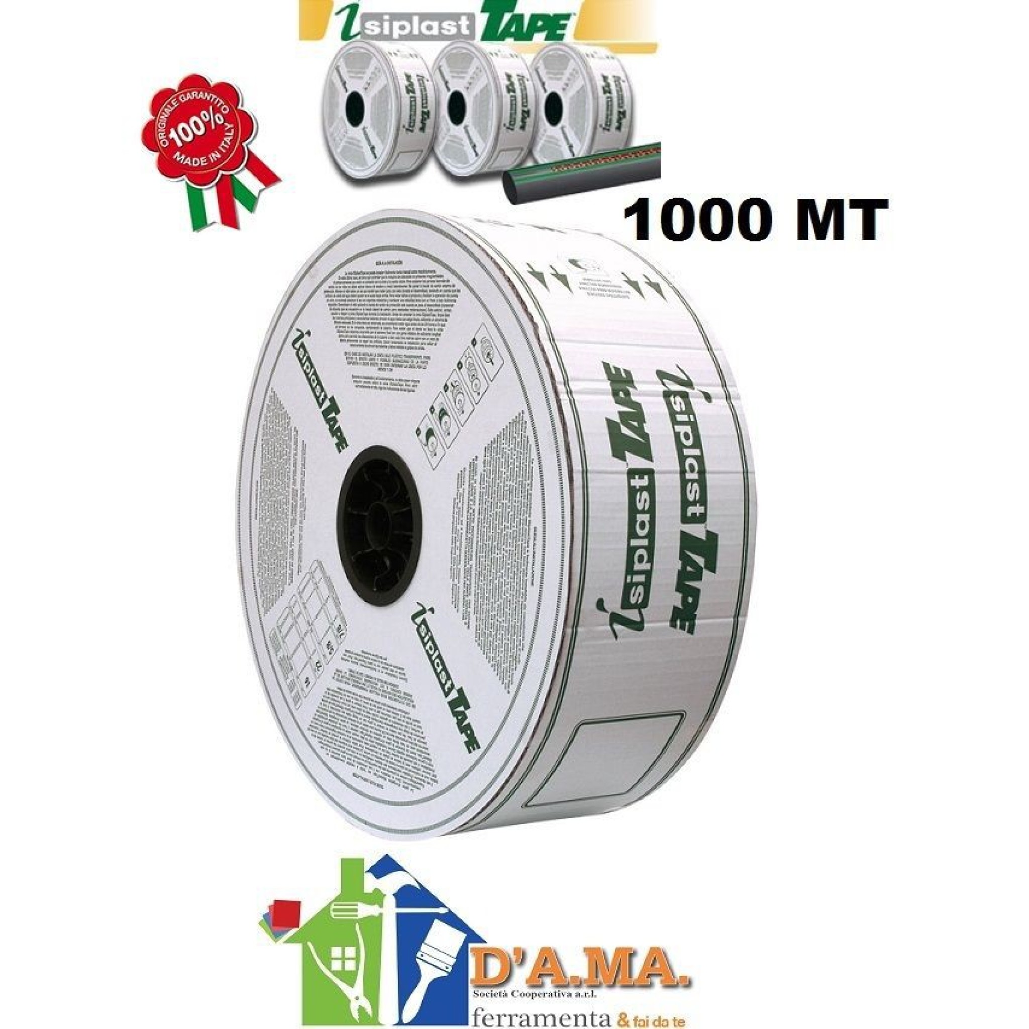 Tubo Manichetta Ala Gocciolante Irrigazione S10 10.6LT/H 1000MT ISIPLAST IRRITEC