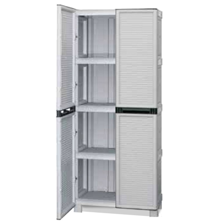 ARMADIO RESINA TUTTOPIANI 4 RIPIANI PVC PER ESTERNO 70x39x172H ARTPLAST C70/172