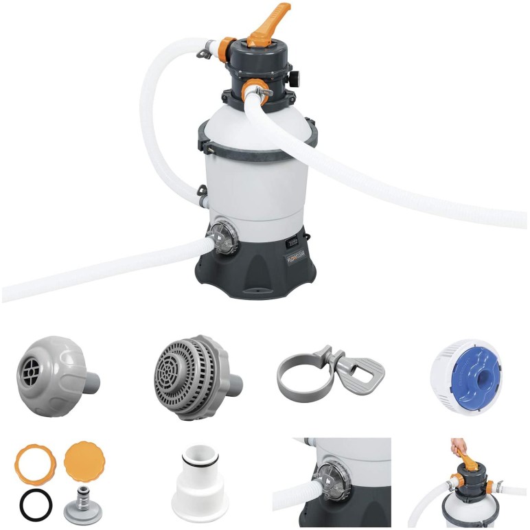 Bestway 58515-2 Pompa Di Filtraggio A Sabbia Da 3.028 L/H, Multicolore