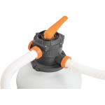 Bestway Pompa di Filtraggio a Sabbia Flowclear 58486, Portata 9.800 L/H per Piscine Fuori Terra