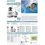 Intex 26648 Pompa a Sabbia - Flusso Acqua: 10.500 l/h, Flusso Sistema: 8.000 l/h