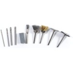 RIBIMEX PROMKIT301 Kit mini trapano in valigetta, 300 Pezzi, per modellismo