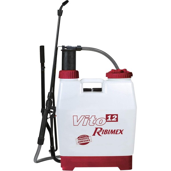 Ribimex - PRP120DC - Nebulizzatore a Spalla per Prodotti aggressivi Vito - 12L - Serie PRO