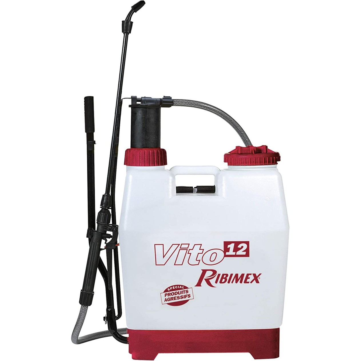 Ribimex - PRP120DC - Nebulizzatore a Spalla per Prodotti aggressivi Vito - 12L - Serie PRO