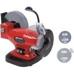 RIBIMEX PPRTMEMIX400 Smerigliatrice combinata da banco con mole 150 200 mm 400 W