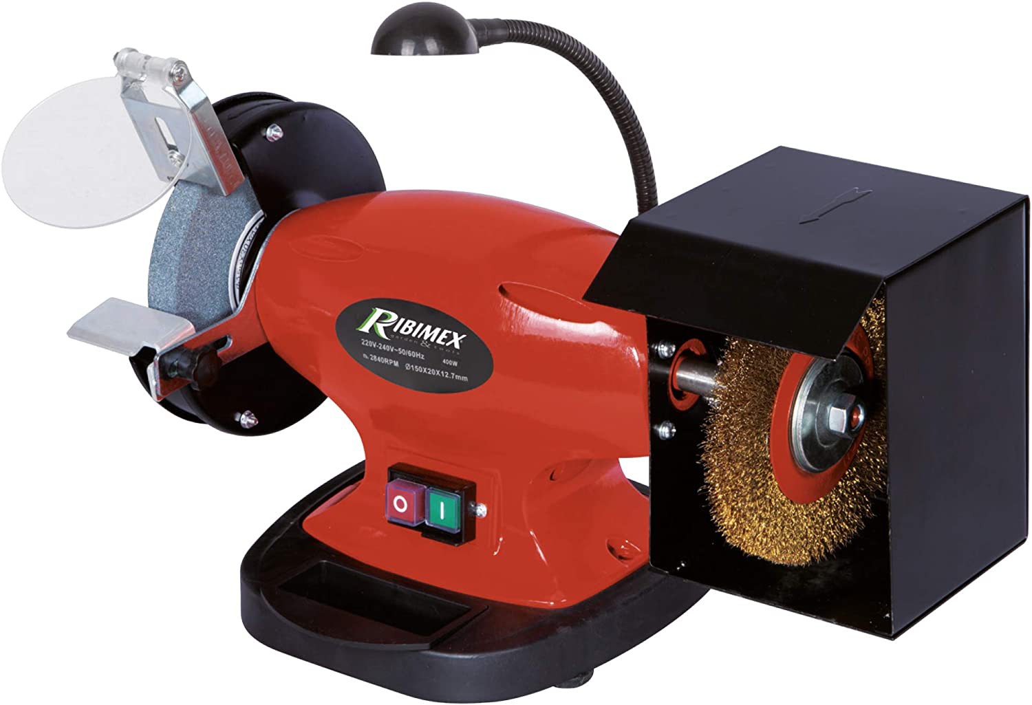 Ribimex - PRTMEBRO150 - Smerigliatrice da banco combinata - Ø 150mm Ribimex - PRTMEBRO150 - Smerigliatrice da banco combinata - Ø 150mm
