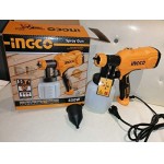 INGCO SPG3508 350W Aerografo Elettrico con Accessori - Giallo/Nero