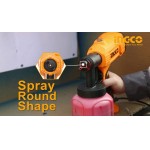INGCO SPG3508 350W Aerografo Elettrico con Accessori - Giallo/Nero
