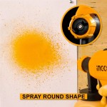 INGCO SPG3508 350W Aerografo Elettrico con Accessori - Giallo/Nero