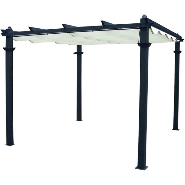 GAZEBO ILLINOIS 3x4MT COLORE ECRU'
