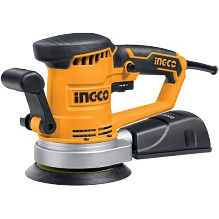 Ingco Rs4508 Levigatrice Rotorbitale 450 W Elettrice Con 5 Fogli Di Carta Abrasiva Inclusi