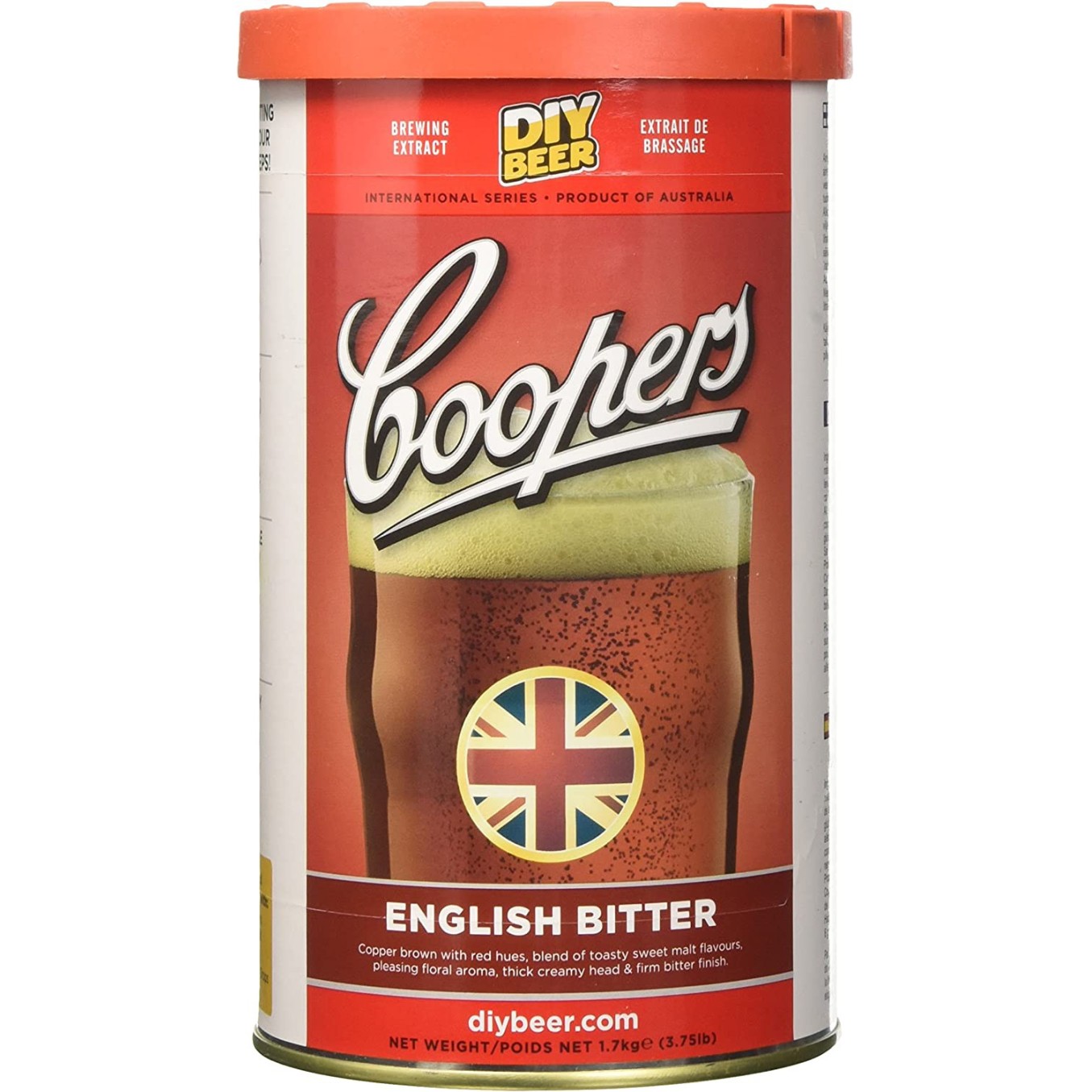 MALTO ENGLISH BITTER PER KIT BIRRA COOPERS 1.7kg PER PRODURRE 23LT