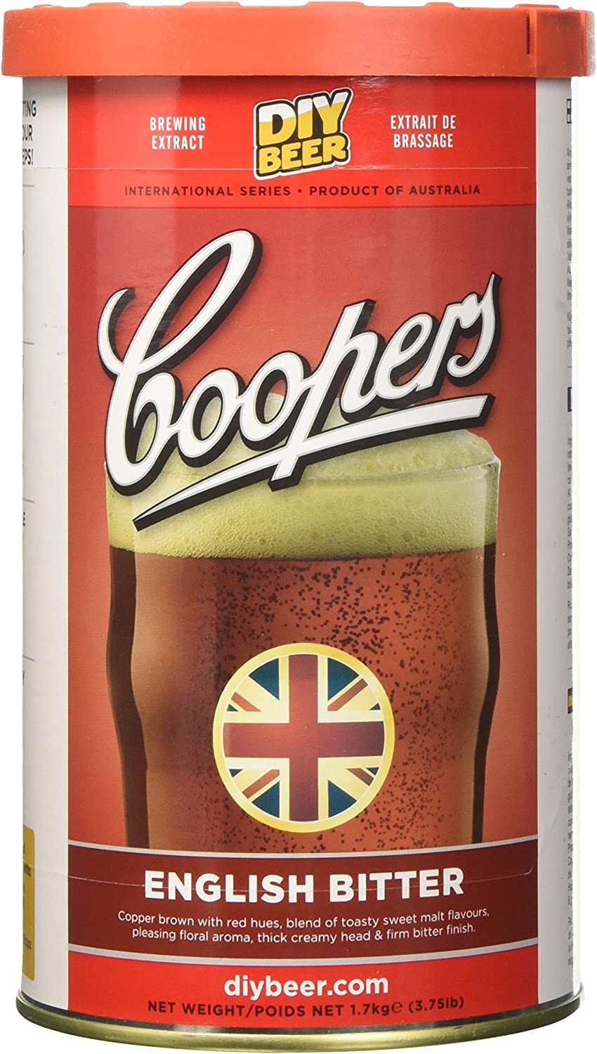 MALTO ENGLISH BITTER PER KIT BIRRA COOPERS 1.7kg PER PRODURRE 23LT MALTO ENGLISH BITTER PER KIT BIRRA COOPERS 1.7kg PER PRODURRE 23LT
